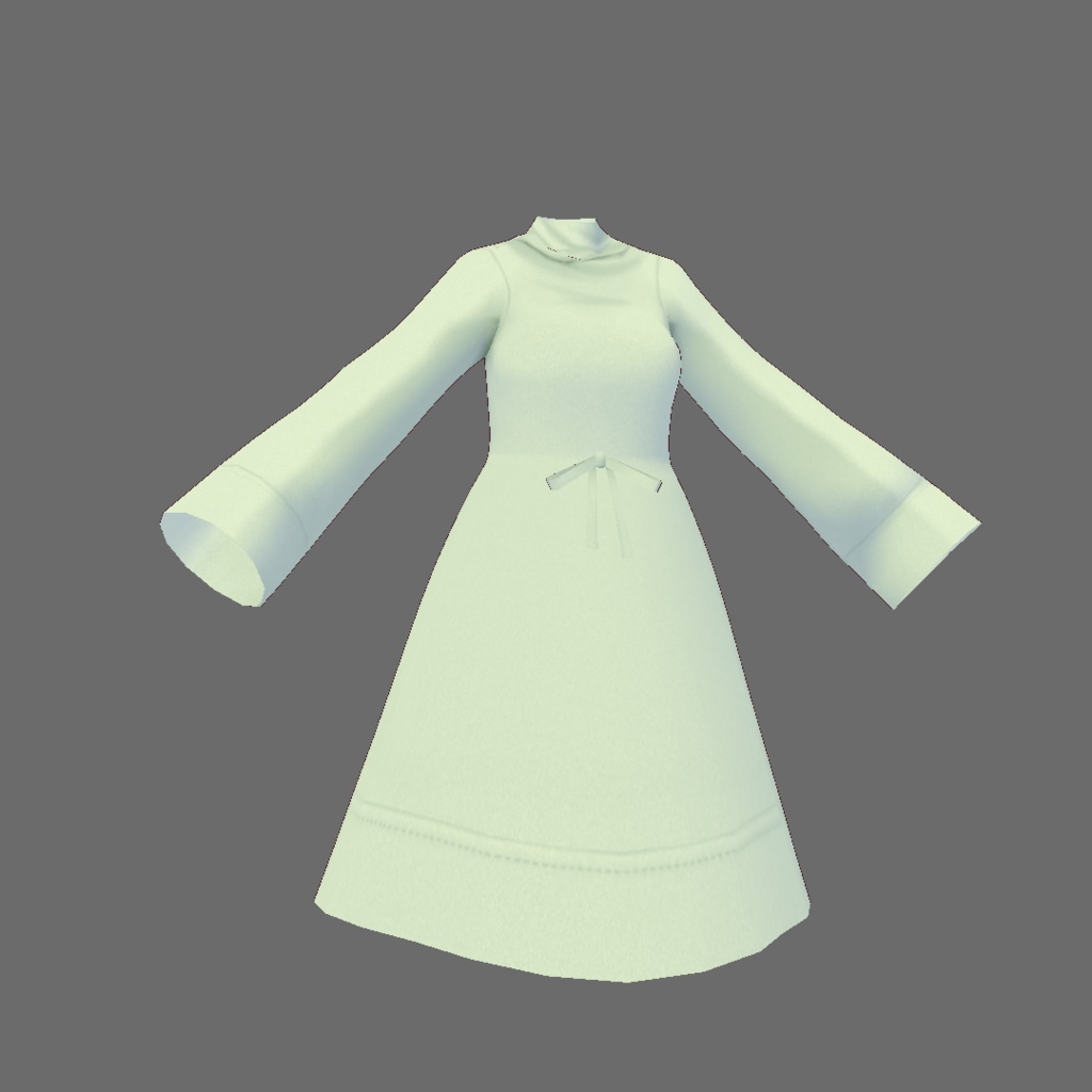 【For VRoid1.0】Saku*saku タートルネックワンピース/Turtleneack Dress