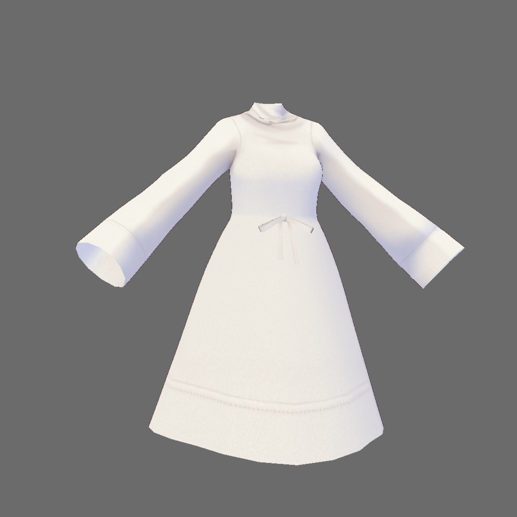 【For VRoid1.0】Saku*saku タートルネックワンピース/Turtleneack Dress