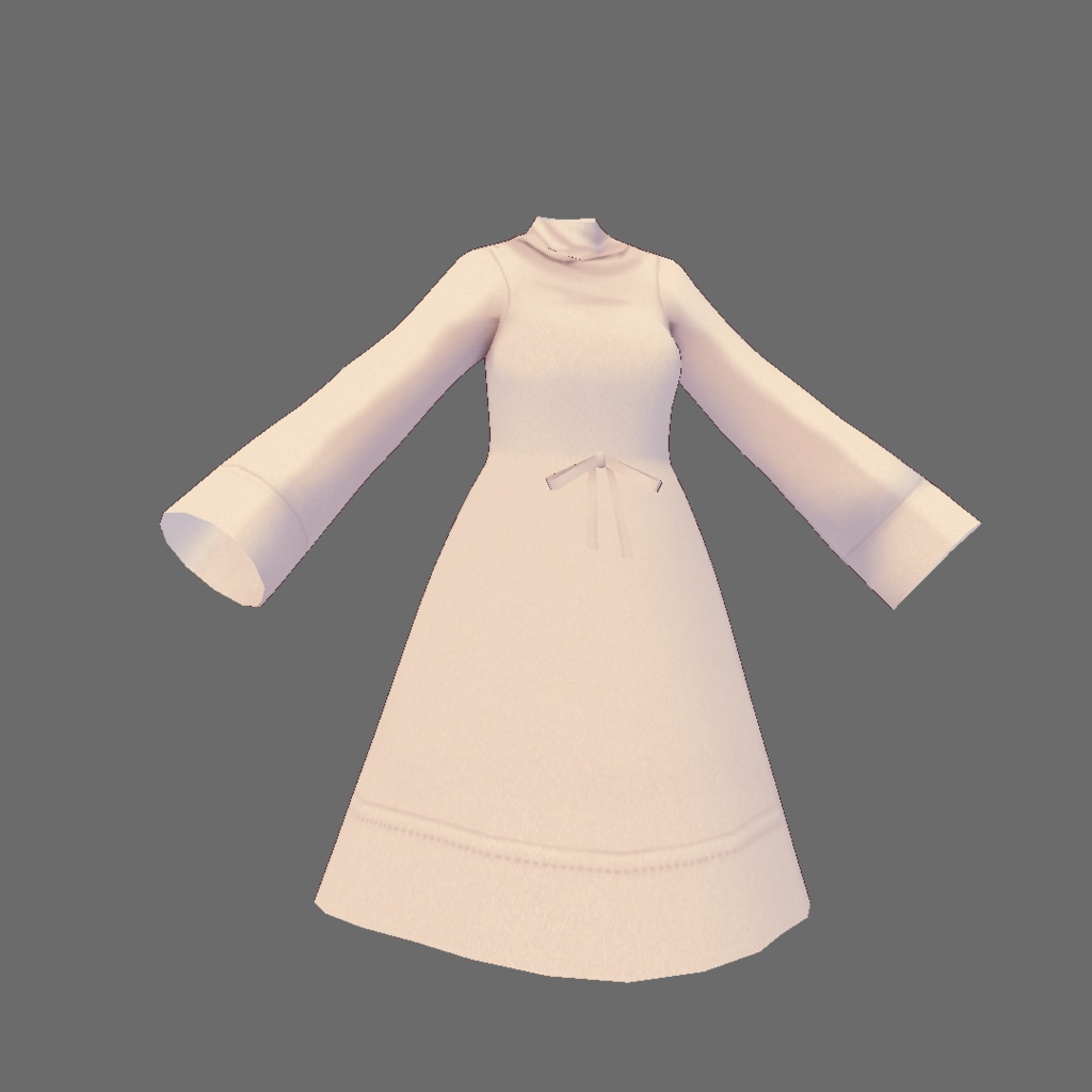 【For VRoid1.0】Saku*saku タートルネックワンピース/Turtleneack Dress