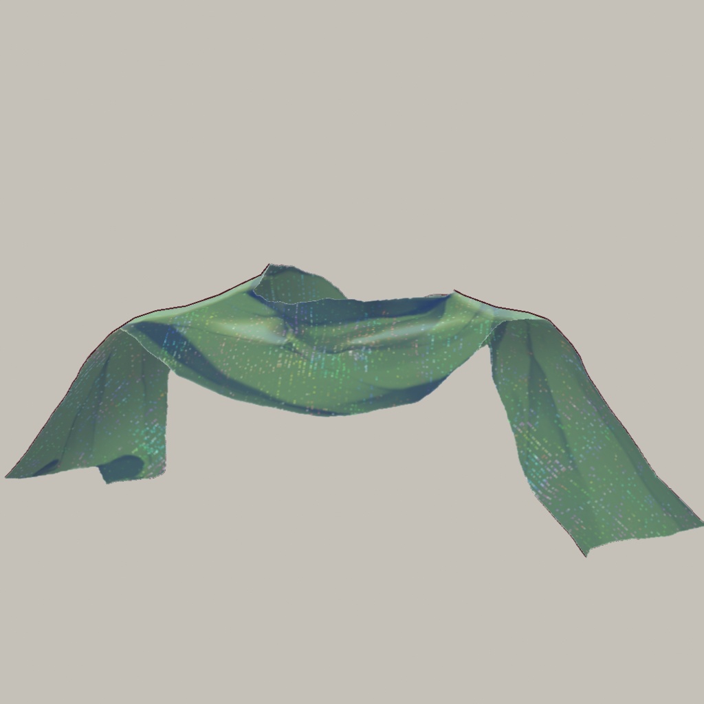 【For VRoid1.0】Saku*saku ストール/Stole (scarf)