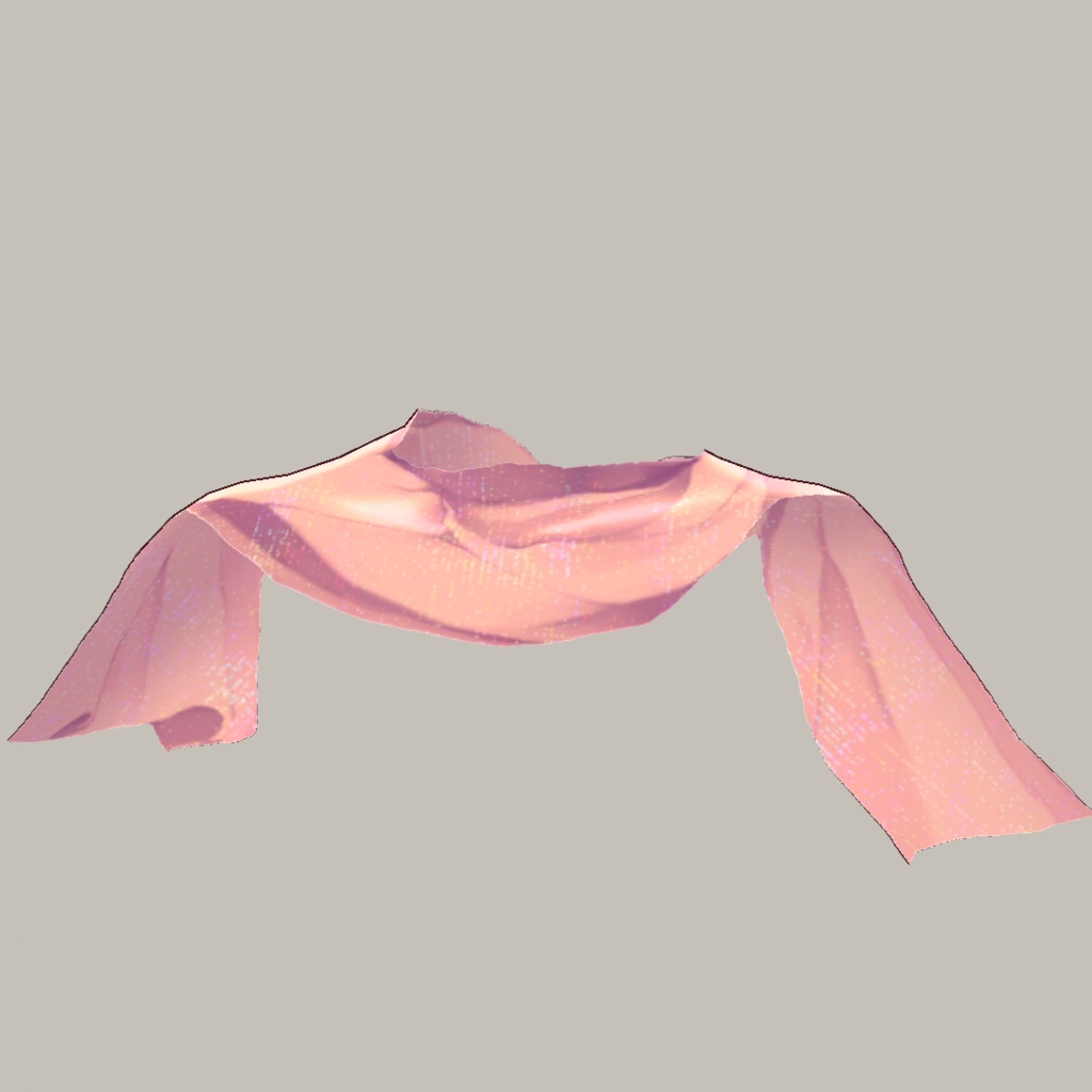 【For VRoid1.0】Saku*saku ストール/Stole (scarf)