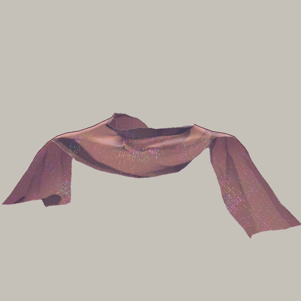 【For VRoid1.0】Saku*saku ストール/Stole (scarf)