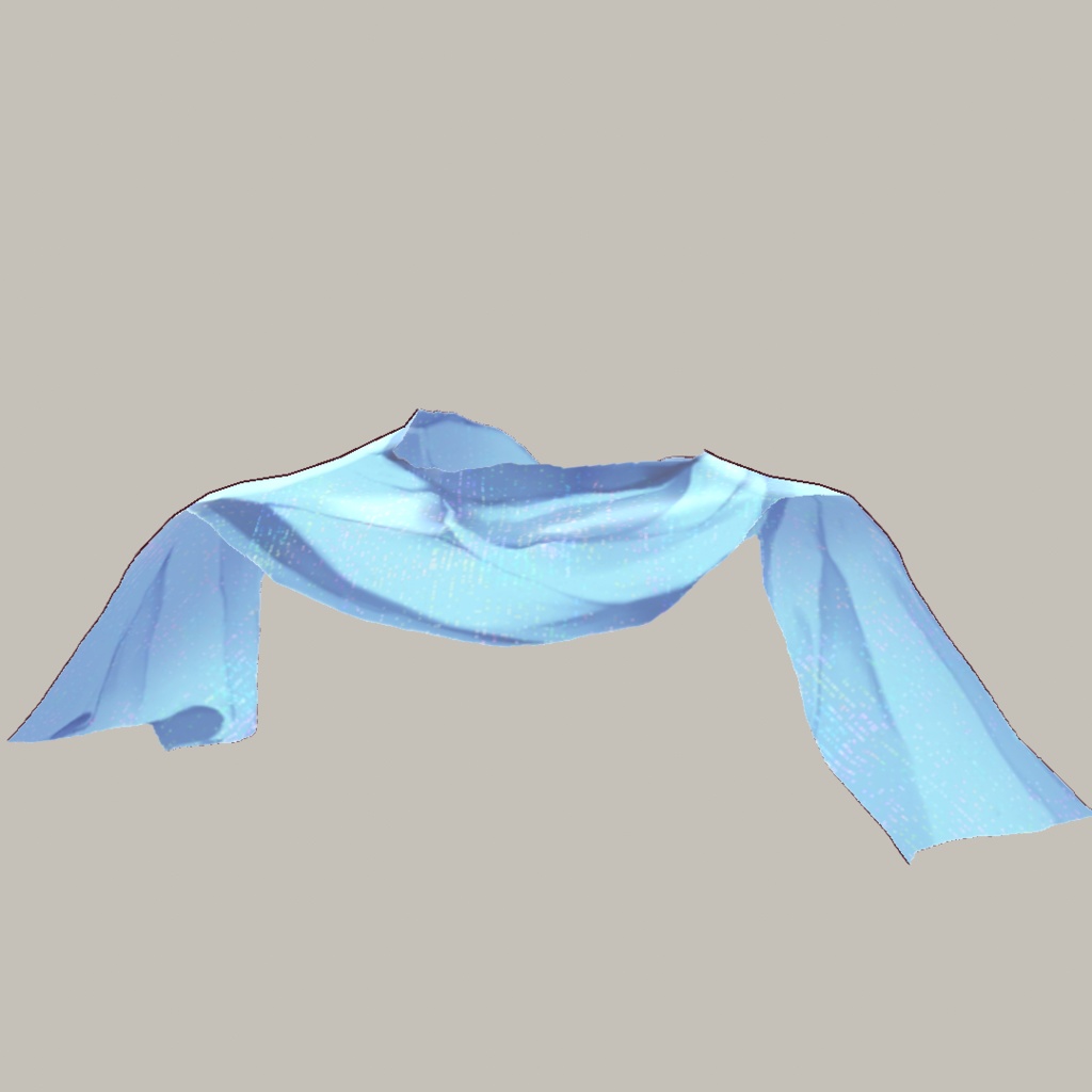 【For VRoid1.0】Saku*saku ストール/Stole (scarf)