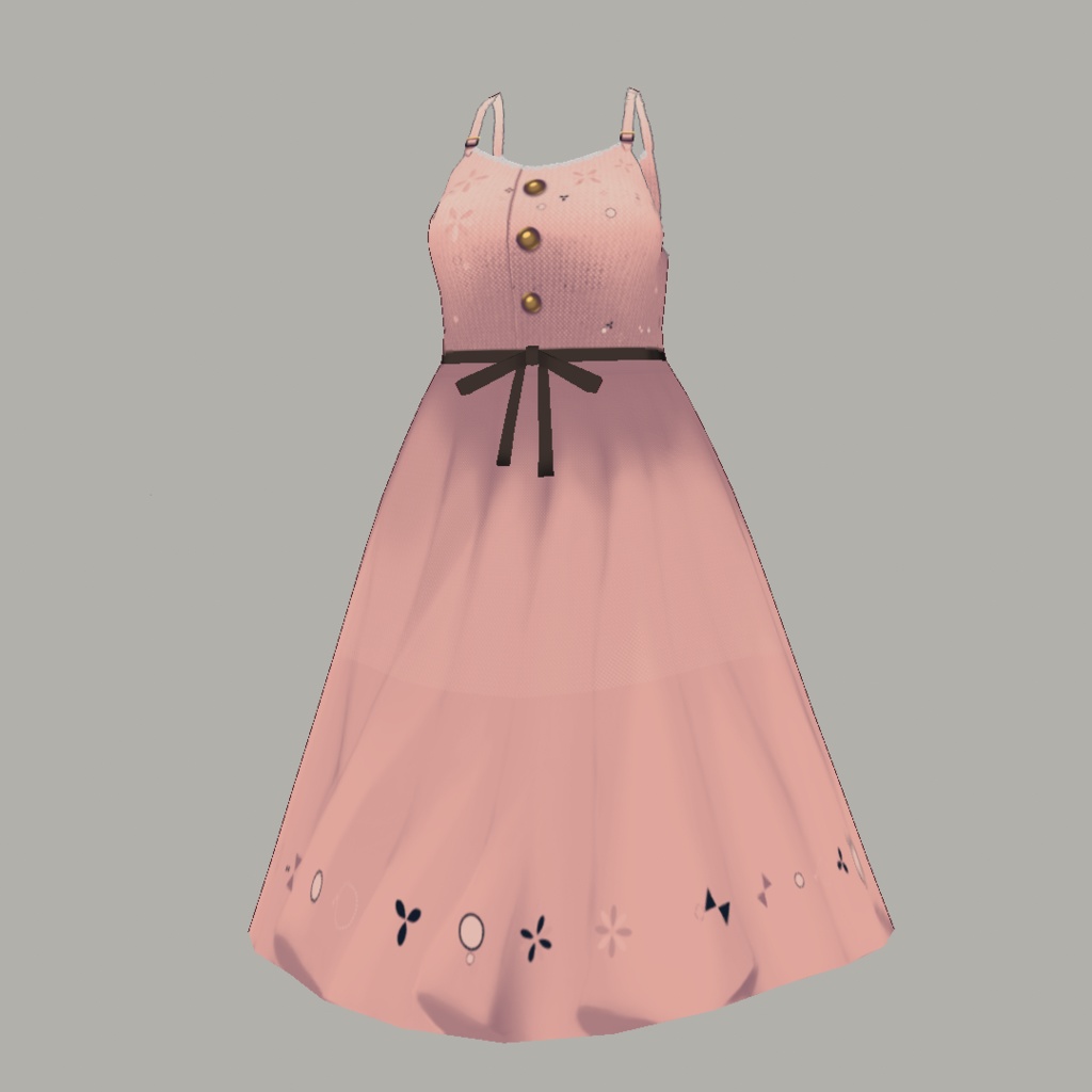 【For VRoid1.0】Saku*saku チュールキャミソール/Tulle Camisole