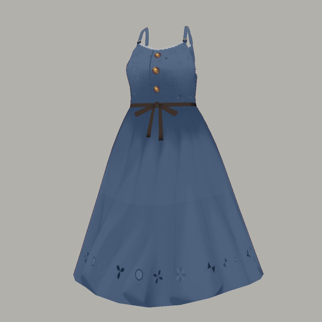 【For VRoid1.0】Saku*saku チュールキャミソール/Tulle Camisole