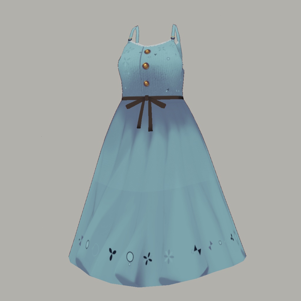 【For VRoid1.0】Saku*saku チュールキャミソール/Tulle Camisole