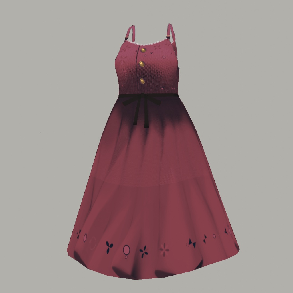 【For VRoid1.0】Saku*saku チュールキャミソール/Tulle Camisole