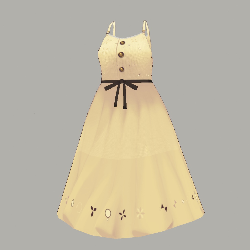 【For VRoid1.0】Saku*saku チュールキャミソール/Tulle Camisole