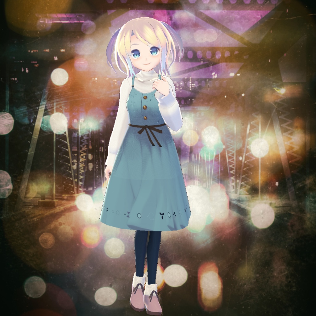 【For VRoid1.0】Saku*saku チュールキャミソール/Tulle Camisole