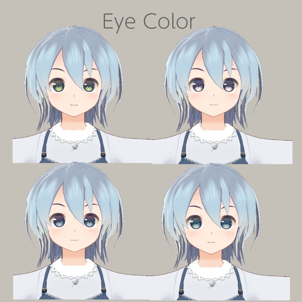 【For VRoid 1.0】Saku*saku VRoidコスメセレクション(cool)