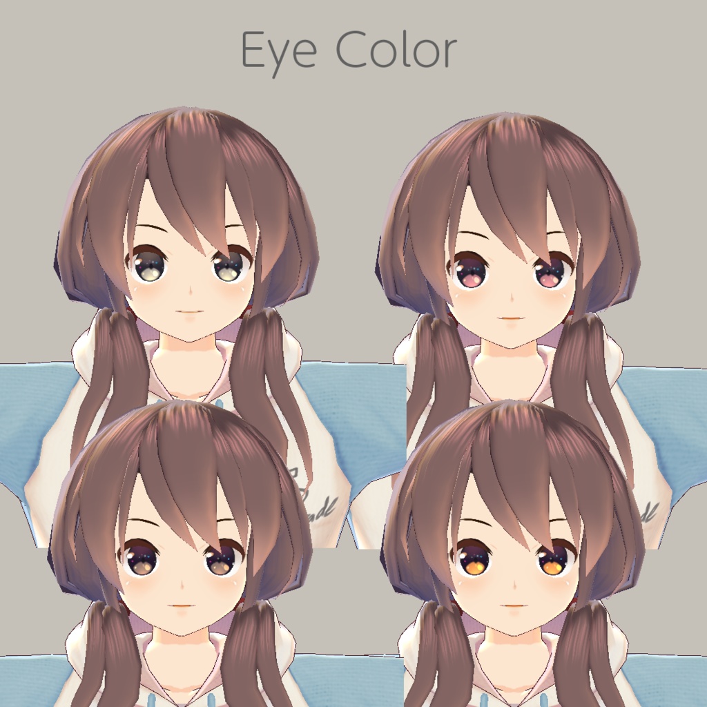 【For VRoid 1.0】Saku*saku VRoidコスメセレクション(natural)/Saku*saku VRoid Cosmetics Selection(natural)