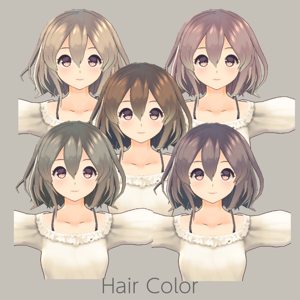 【For VRoid 1.0】Saku*saku VRoidコスメセレクション(sweet)/Saku*saku VRoid Cosmetics Selection(sweet)