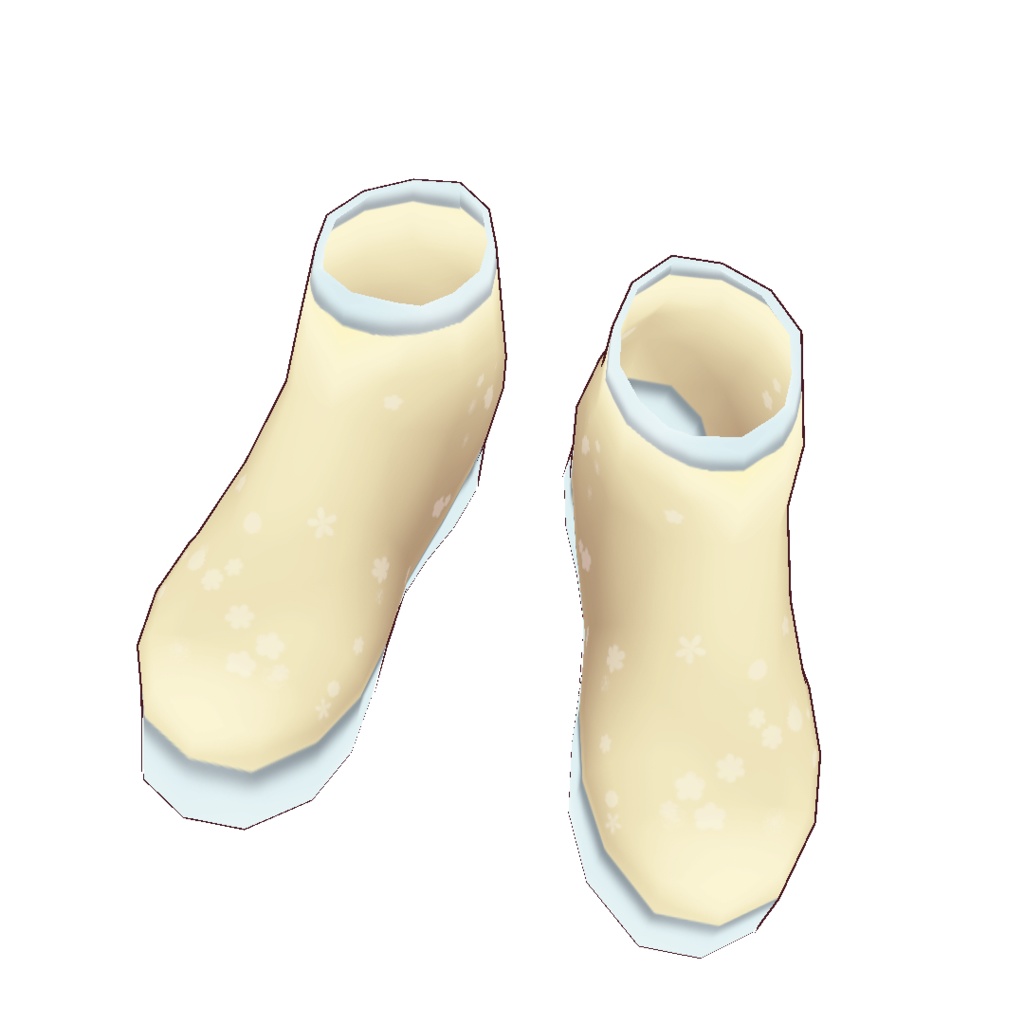 【For VRoid1.0】Saku*saku 雨の日フラワーチュチュワンピセット/Saku*saku Rainy Day Flower Tulle Dress Set