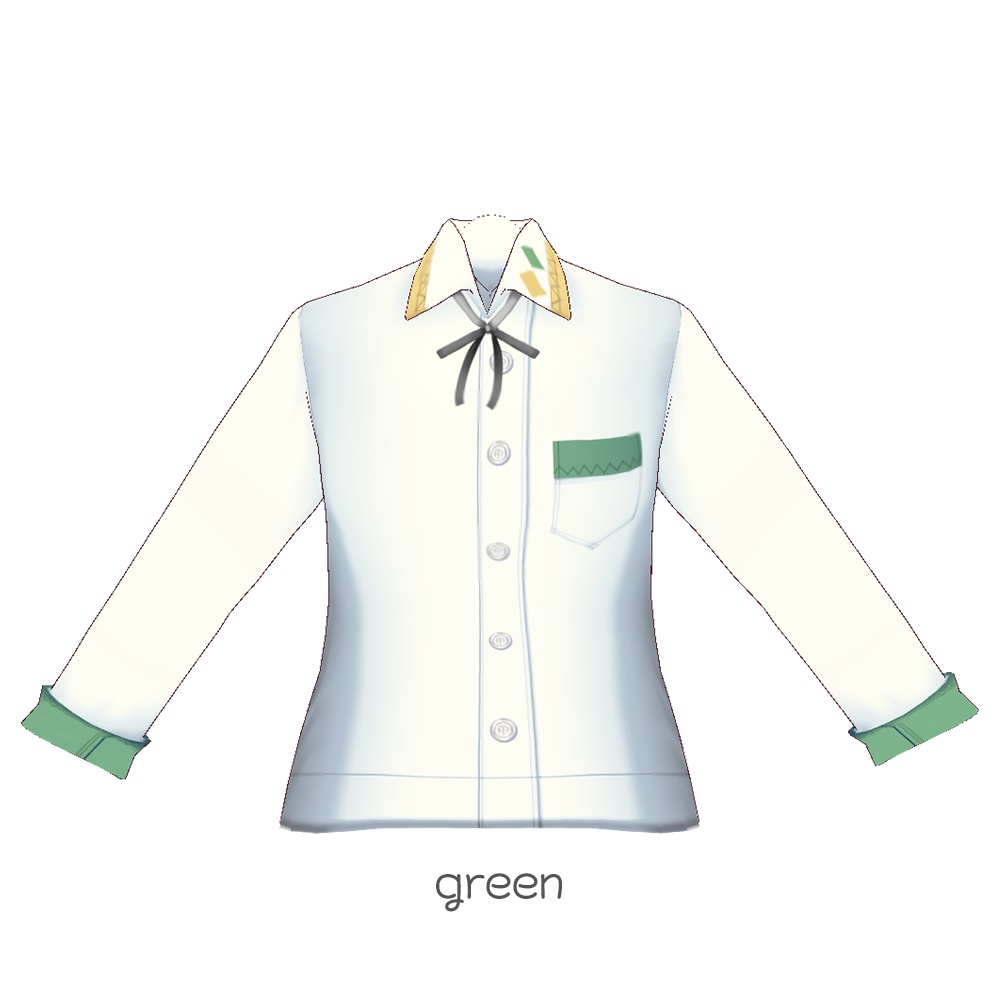 【For VRoid 1.0】Saku*saku ポイントスクエアブラウス/Point Square Blouse