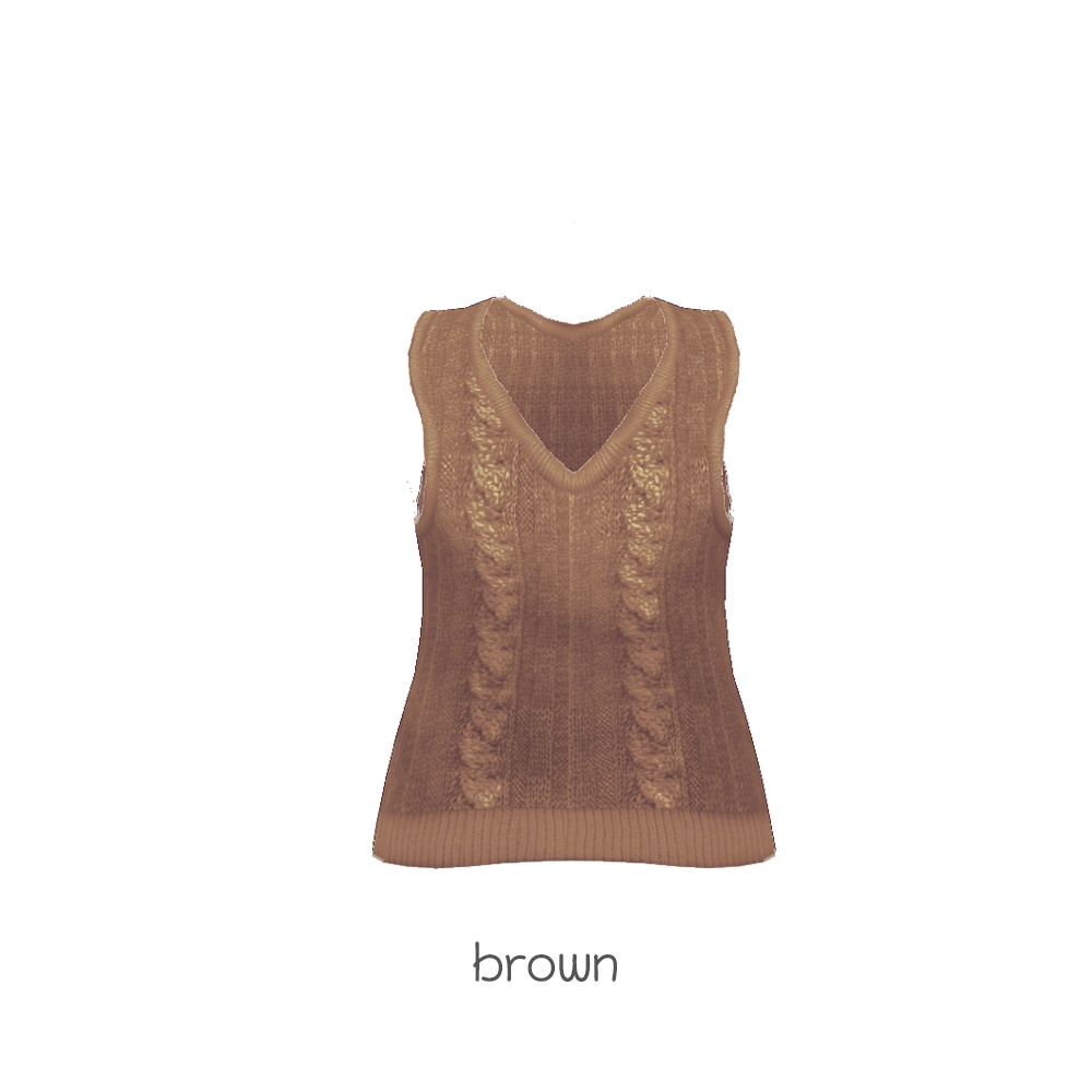 【For VRoid1.0】Saku*saku ニットベスト/knit vest