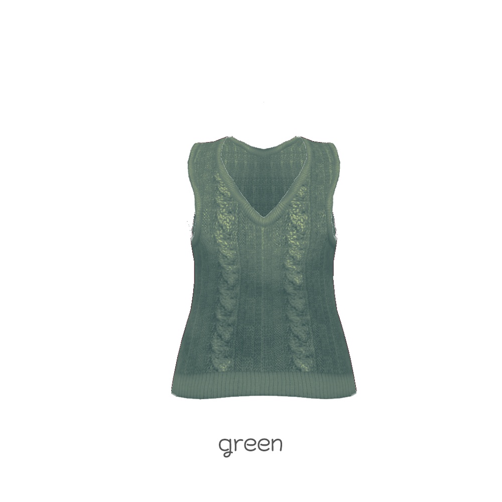 【For VRoid1.0】Saku*saku ニットベスト/knit vest