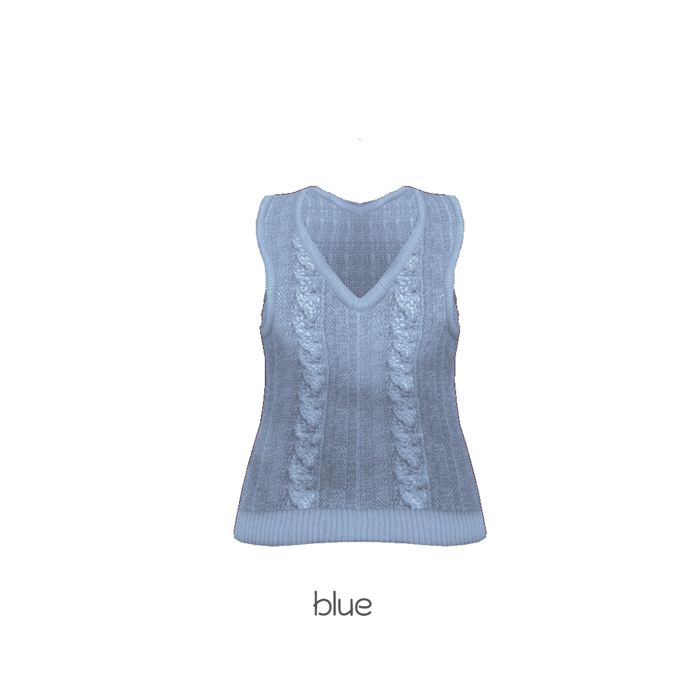 【For VRoid1.0】Saku*saku ニットベスト/knit vest
