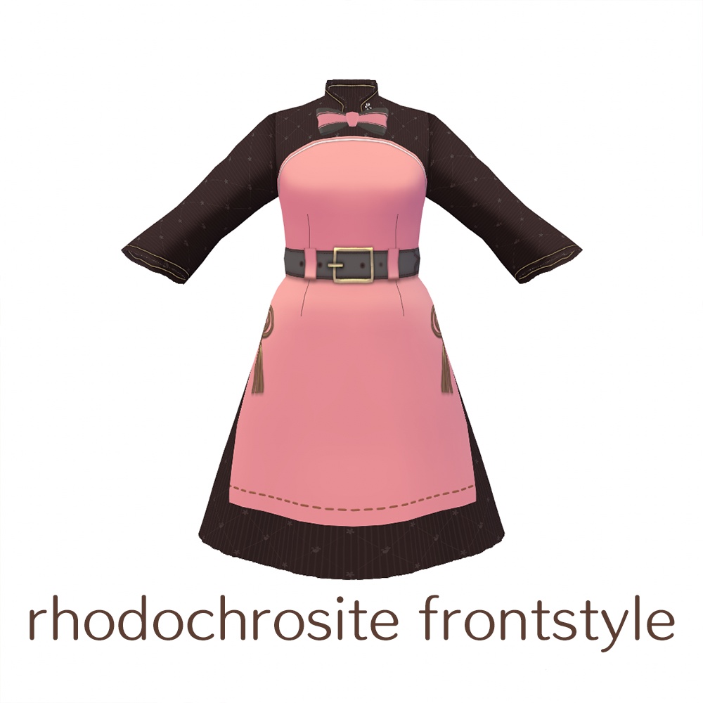 【For VRoid1.0】Saku*saku マオカラードレス/Mao collar dress