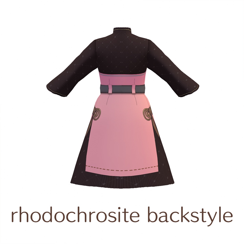 【For VRoid1.0】Saku*saku マオカラードレス/Mao collar dress