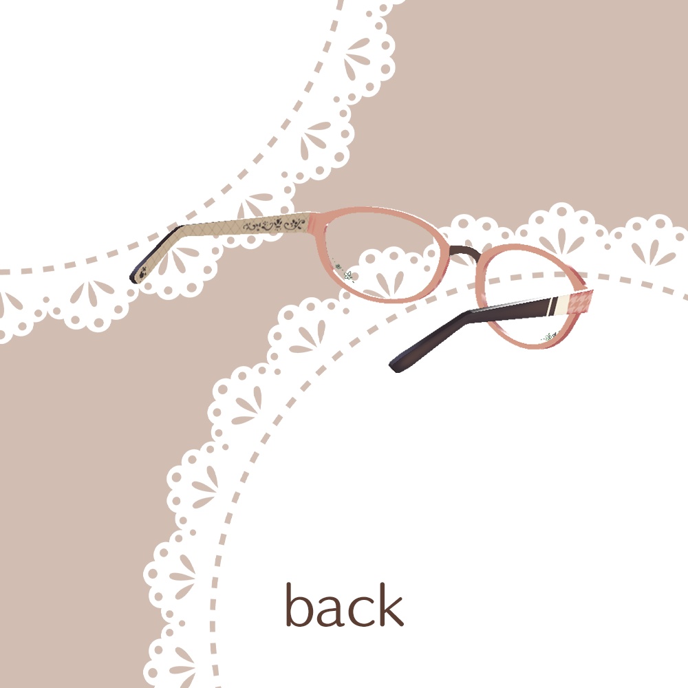 【for VRoid1.0〜 onry】Saku*saku ショコラストライプグラス/chocola stripe grass