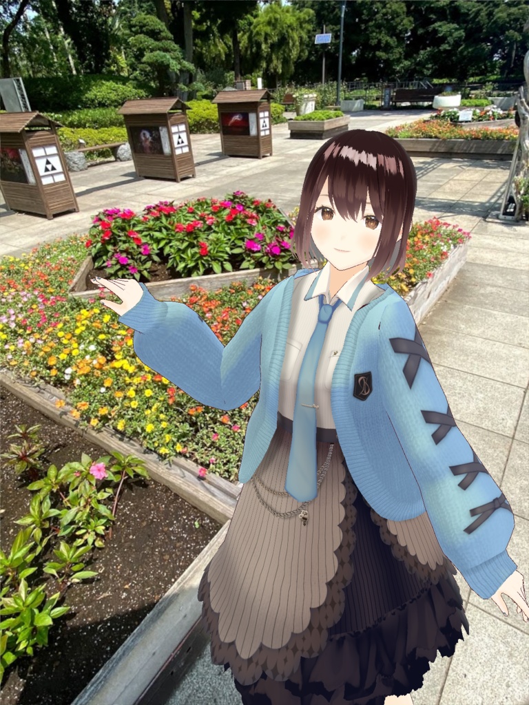 【for VRoid1.0〜 onry】Saku*saku スカラップニットコーデ/scalloped knit code set