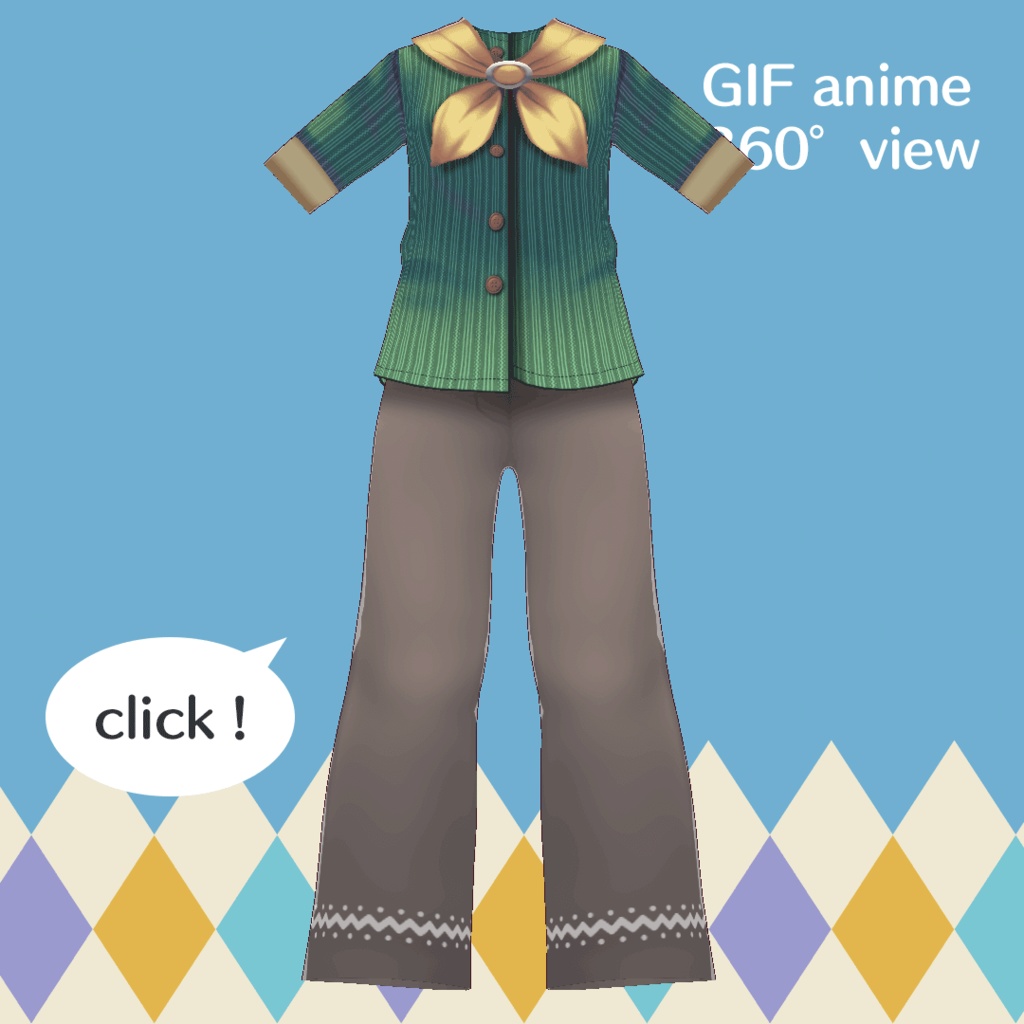 【for VRoid1.10.0〜 onry】Saku*saku オリエンタルコーデセット/Oriental code set