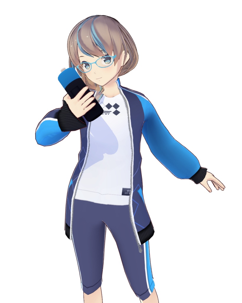 【for VRoid1.22.0〜 onry】ネオンカラースポーツウェアセット/neon color sports ware Set