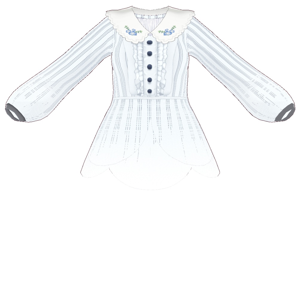 Saku*saku ネモフィラ上下セット/nemofira tops+bottoms codeset