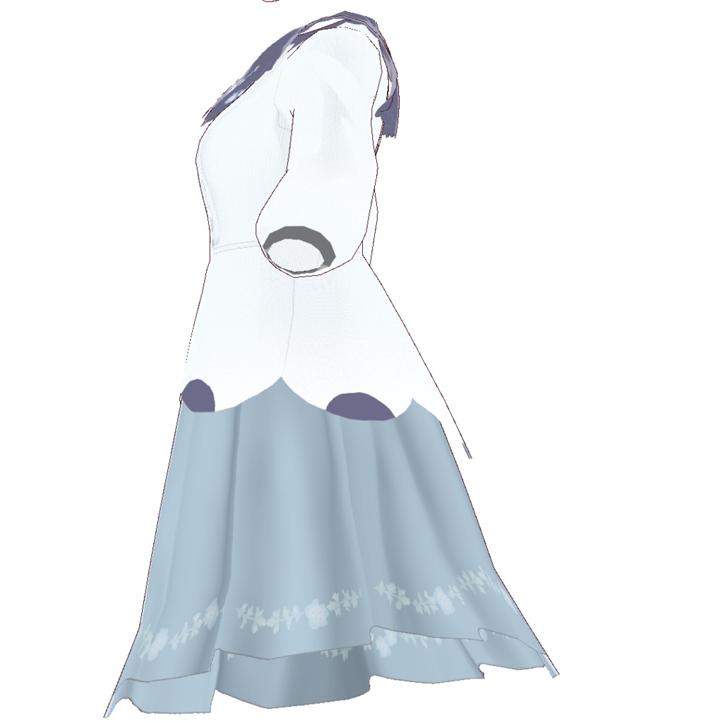 Saku*saku ネモフィラ上下セット/nemofira tops+bottoms codeset