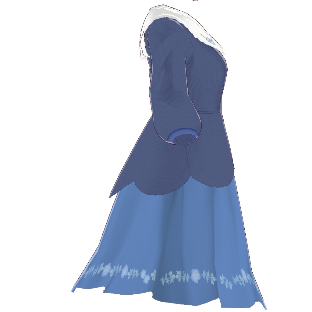 Saku*saku ネモフィラ上下セット/nemofira tops+bottoms codeset