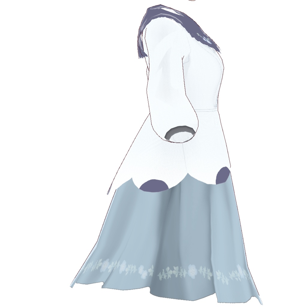 Saku*saku ネモフィラ上下セット/nemofira tops+bottoms codeset