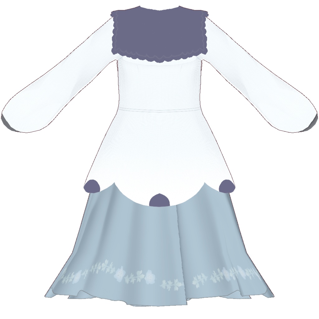 Saku*saku ネモフィラ上下セット/nemofira tops+bottoms codeset