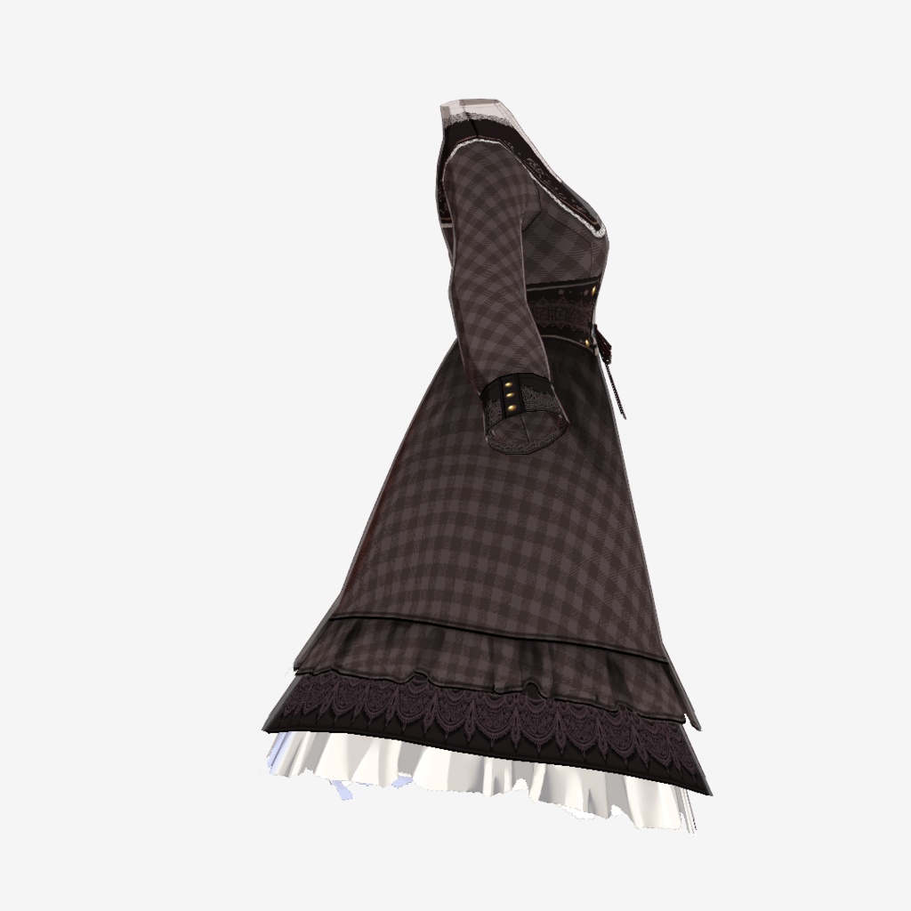 Saku*saku classical クラシカルギンガムドレスセット/classical gimgam dress set