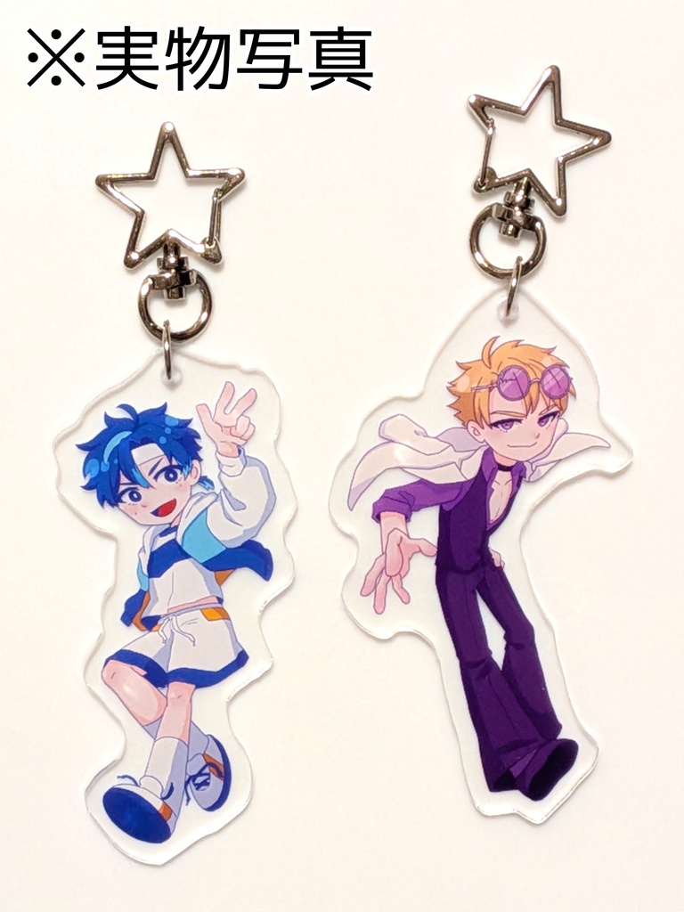 【C107】IIIアクリルキーホルダー