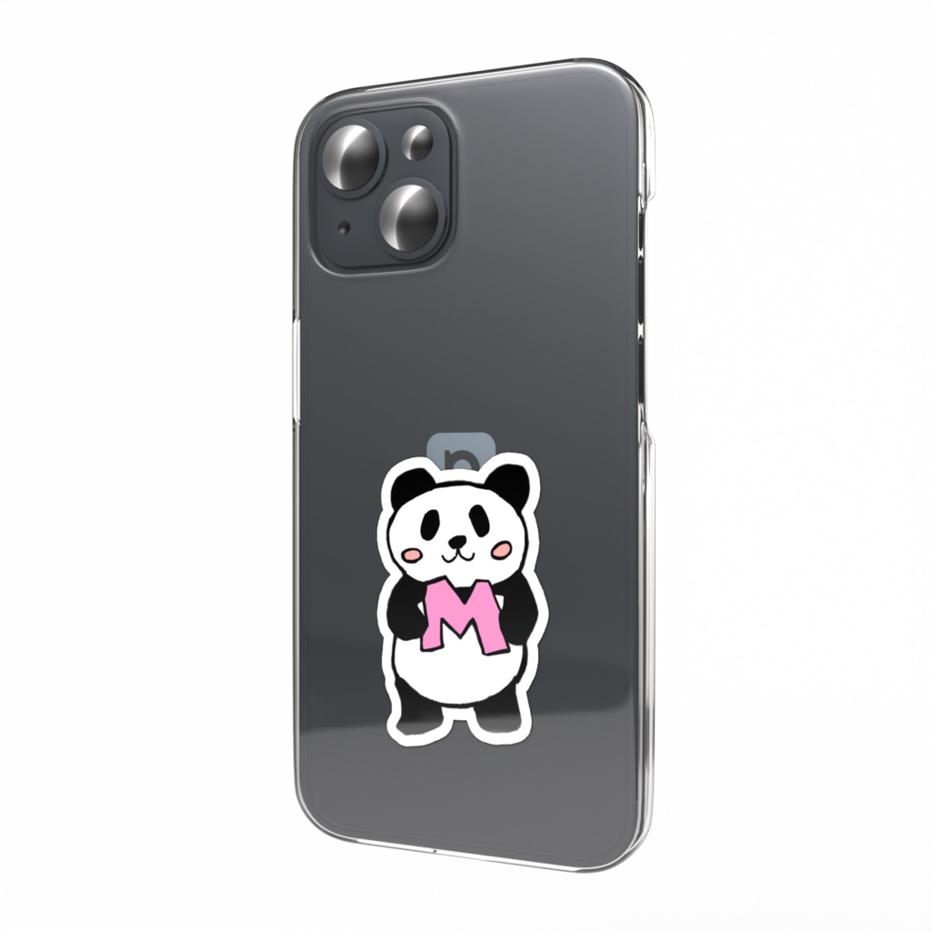 まちゃパンダ　ステッカー