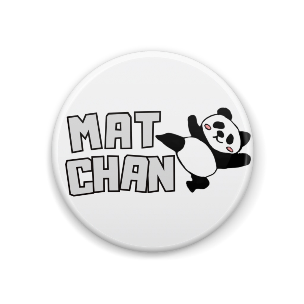 まちゃぱんだ　缶バッチ