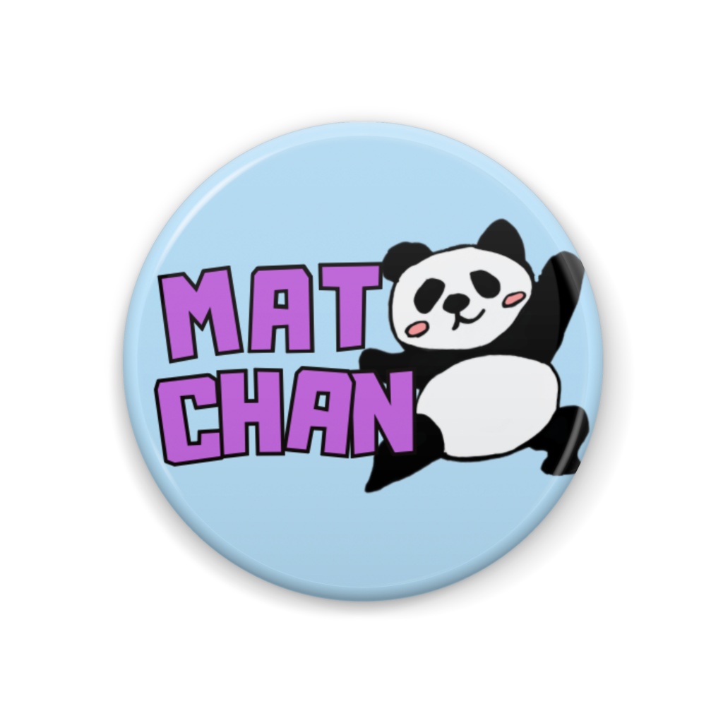 まちゃぱんだ　缶バッチ