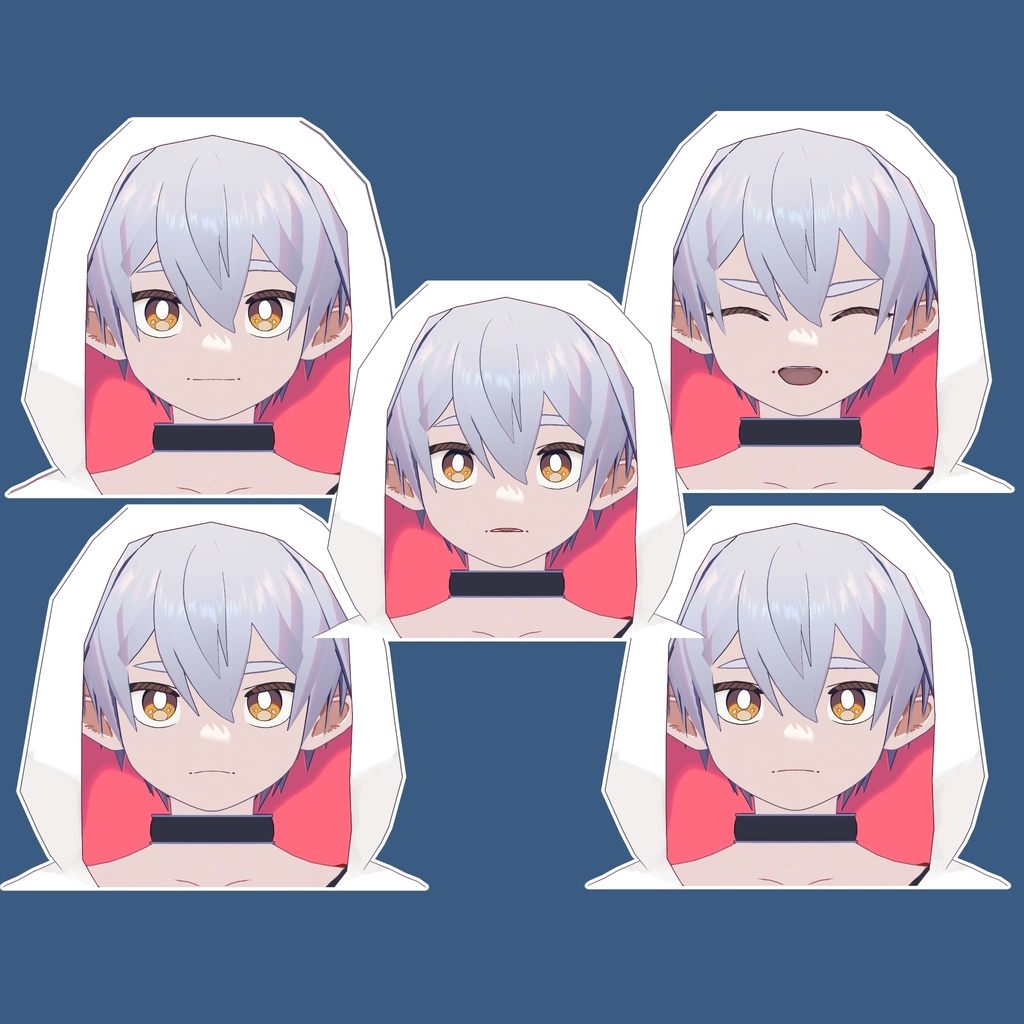 VRC想定Quest対応「パーカー男子くん」