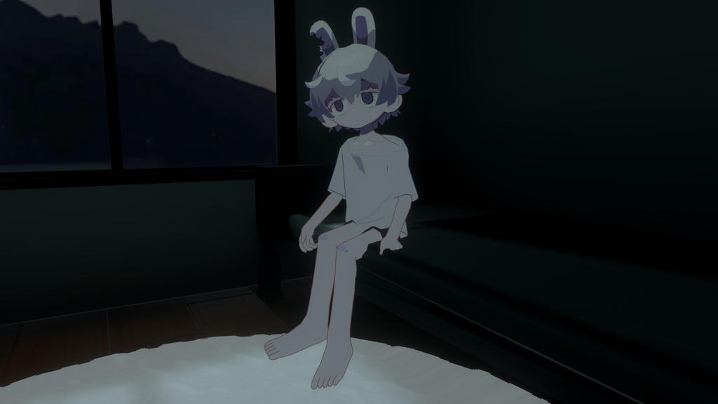 【Quest対応】蜈弱&繧(うさぎさん)【VRCモデル】