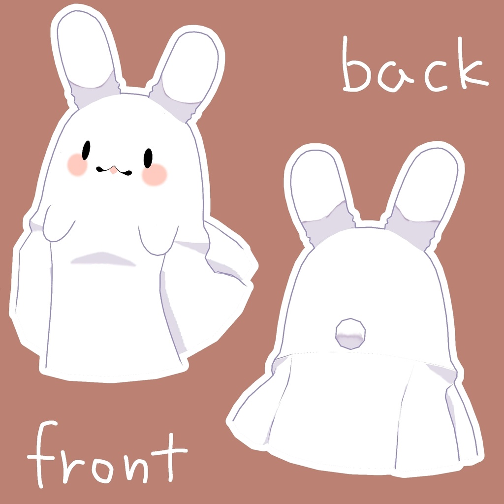 VRC(PC/Android/IOS)対応アバター「モフリン」