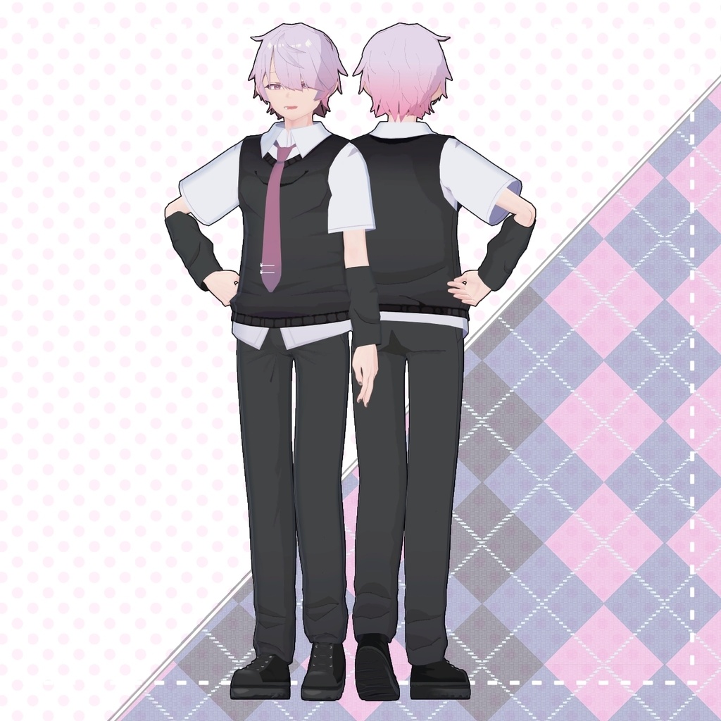 オリジナル3Dモデル「紫迅/Shijin」