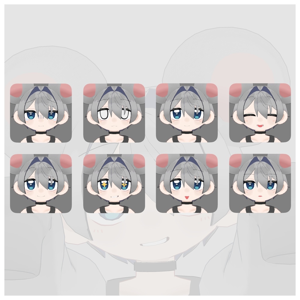 【PC/Android/VRM対応】ちゅー太_Re - オリジナル3Dモデル