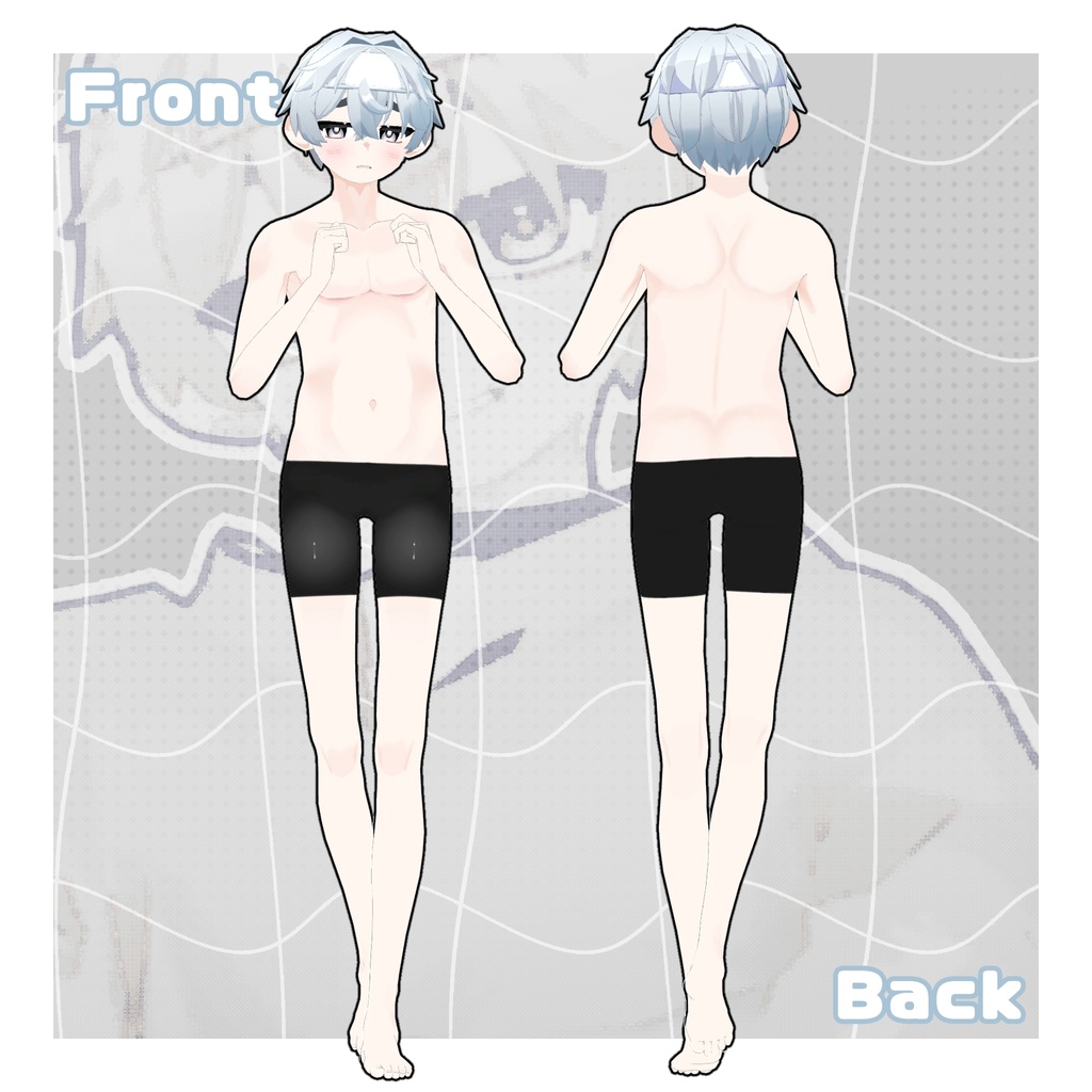 ▷SAIL 天使少年「カイト」オリジナル3Dモデル