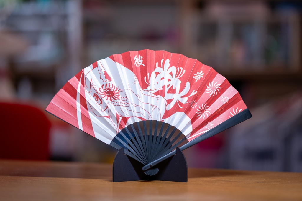 彼岸リコ「2024年誕生日」記念グッズ 和紙扇子