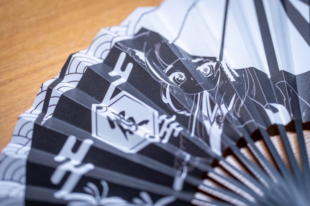 彼岸リコ「2024年誕生日」記念グッズ 和紙扇子