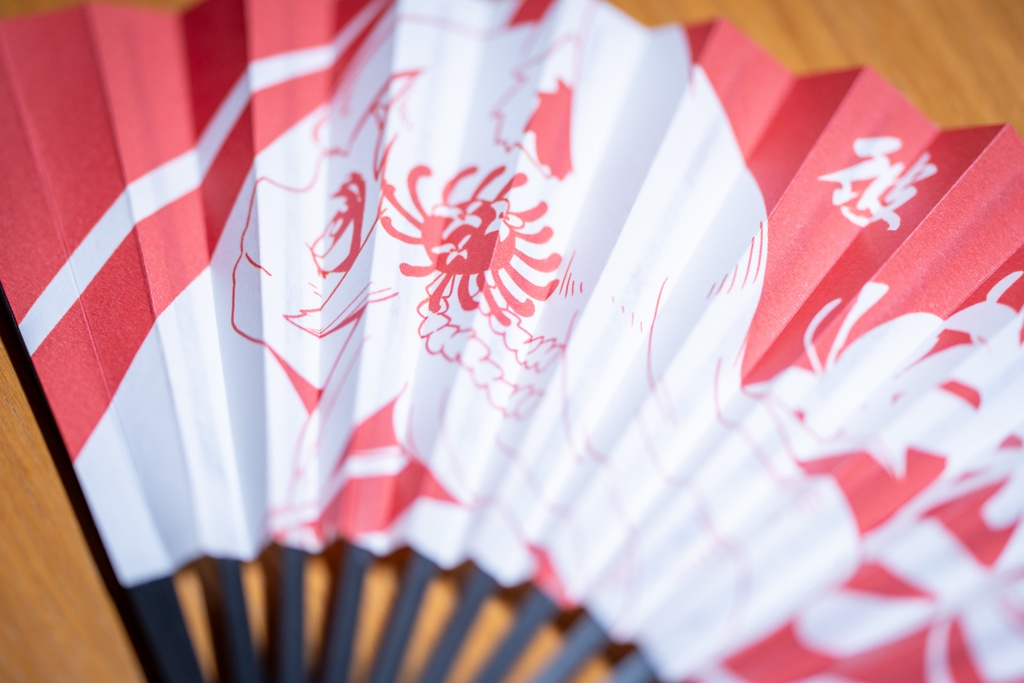 彼岸リコ「2024年誕生日」記念グッズ 和紙扇子