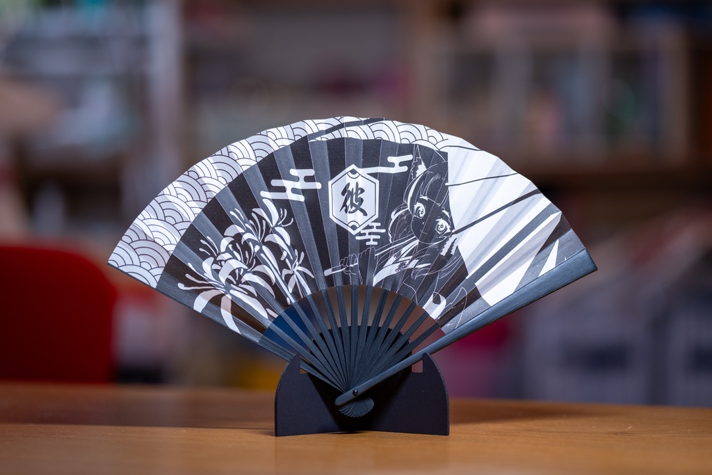 彼岸リコ「2024年誕生日」記念グッズ 和紙扇子