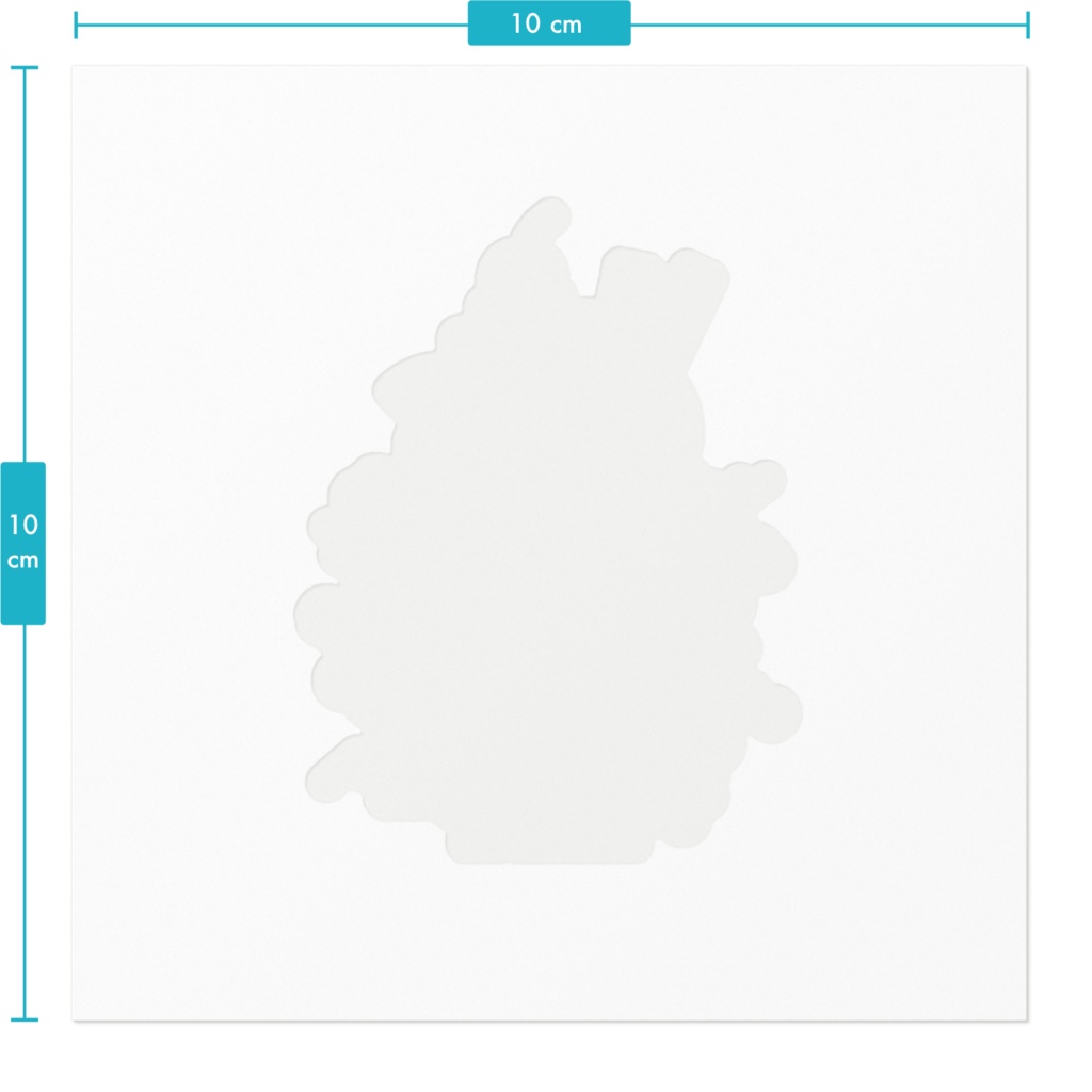 めりりーぱふぇロゴステッカー