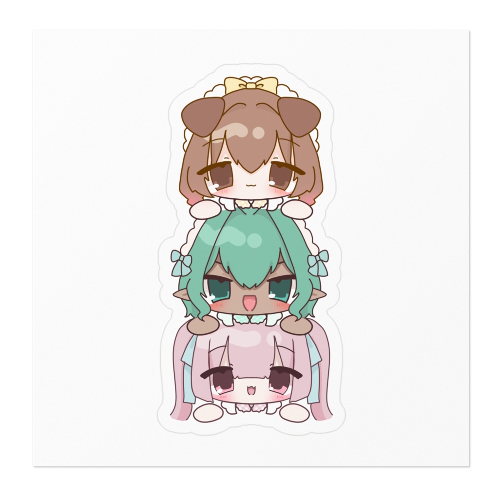 めりりーぱふぇが見てるよころんステッカー