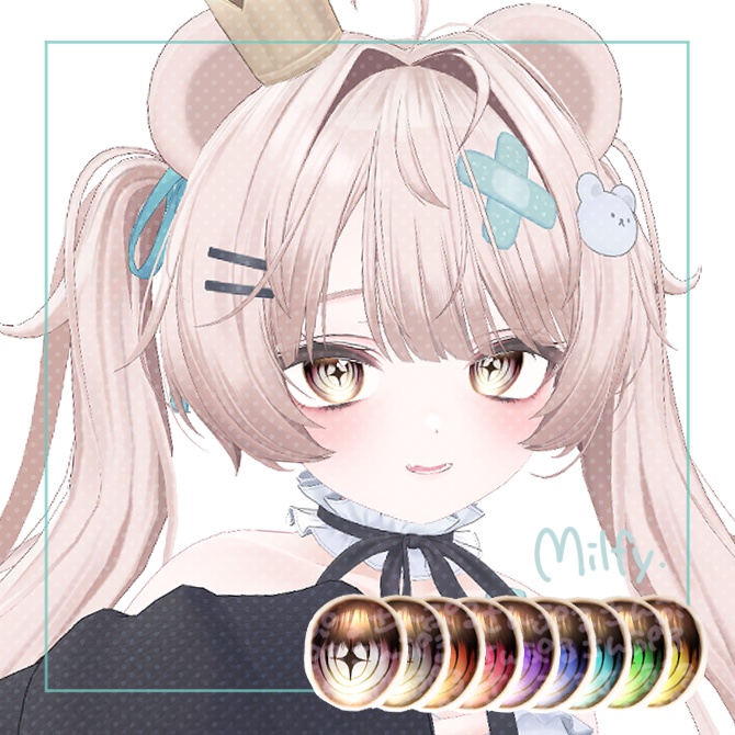 【14アバター対応】HarvestMoon🌕EyeTexture